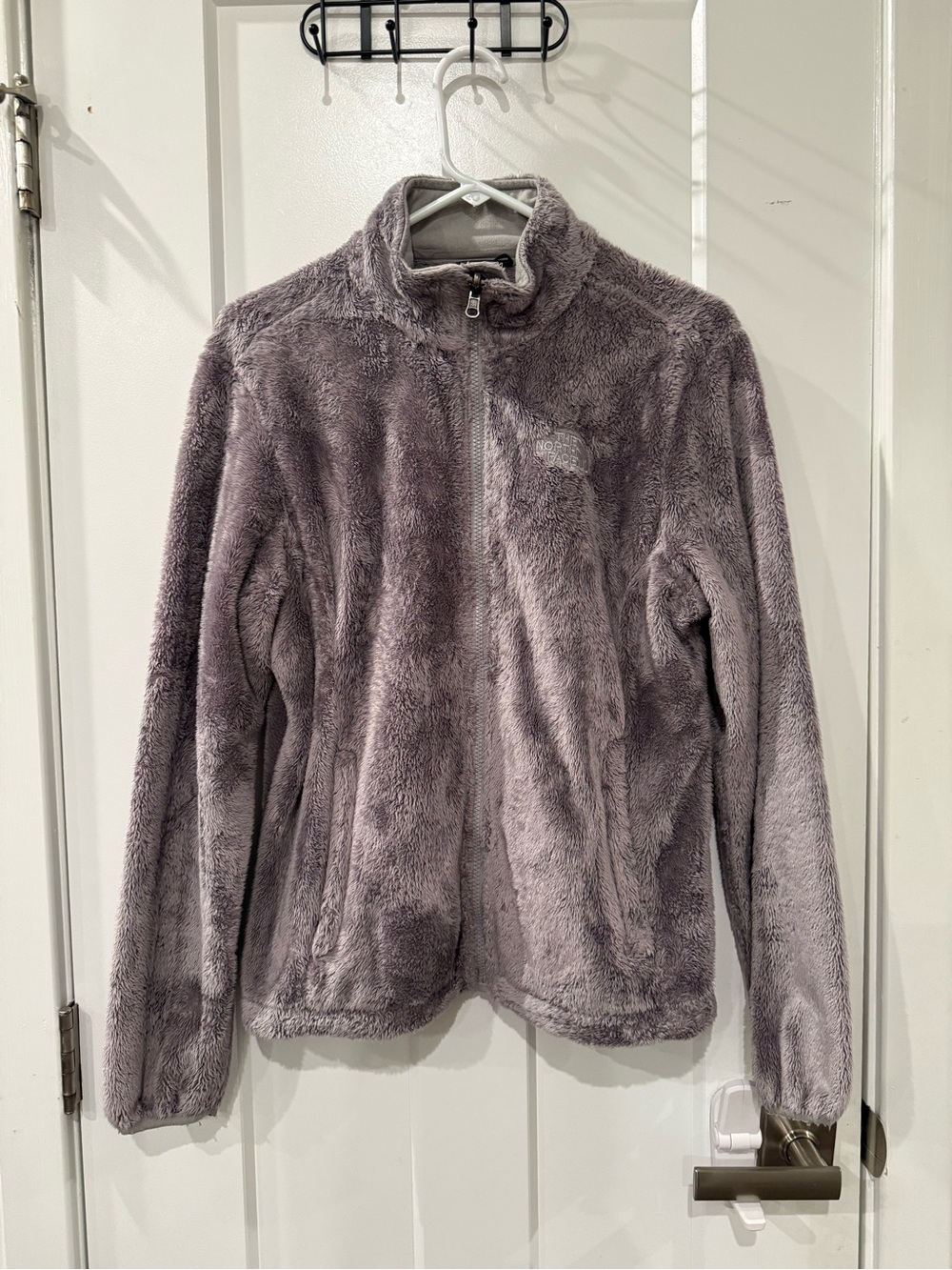 The North Face Women's Plush Teddy Full-Zip Jacket in Light Purple